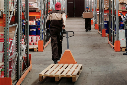 Elektrische pallettruck (EPT) Oekraïens